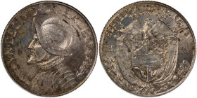 Panama 1/10 Balboa 1930 
 Panama 1/10 Balboa 1930 Silver KM#10.1 
Grade: UNC