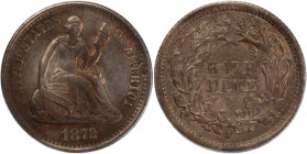 USA 5 Cents (1/2 Dime) 1872 S 
 USA 5 Cents (1/2 Dime) 1872 S United States 1/2 Dime (5 Cents) 1872 S San Francisco Mint ('Seated Liberty Half Dime')...