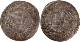 Austria 3 Kreuzer 1669 SHS 
 Austria 3 Kreuzer 1669 SHS Bohemia Austrian Empire 3 Kreuzer 1669 SHS&nbsp;Variety with obverse legend D G R (3),&nbsp;w...