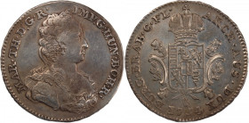 Austrian Netherlands 1/2 Ducaton 1754 
 Austrian Netherlands 1/2 Ducaton 1754 Austrian Netherlands (Belgium) 1/2 Ducaton 1754 Maria Theresa Antwerp M...