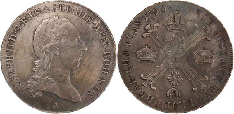 Austrian Netherlands 1/2 Kronenthaler 1790 A 
 Austrian Netherlands 1/2 Kronent...