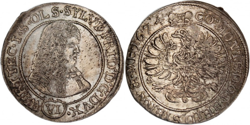 Germany Württemberg-Oels 6 Kreuzer 1674 SP 
 Germany Württemberg-Oels 6 Kreuzer...