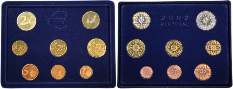 Portugal Coin Proof Set 2002 
 Portugal Coin Proof Set 2002 Euro Coin Proof Set...