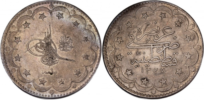 Türkiye Ottoman Empire 20 Kurus 1917 (AH 1327//9) 
 Türkiye Ottoman Empire 20 K...