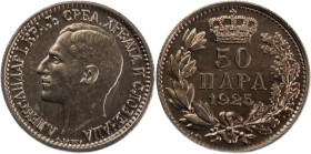 Yugoslavia 50 Para 1925 
 Yugoslavia 50 Para 1925 Yugoslavia 50 Para 1925 Alexander I Poissy Mint Copper-nickel KM#4

Grade: UNC