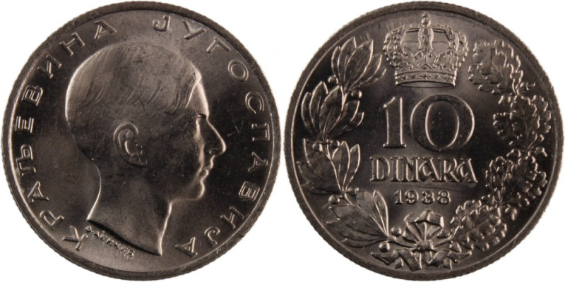 Yugoslavia 10 Dinara 1938 
 Yugoslavia 10 Dinara 1938 Yugoslavia 10 Dinara 1938...