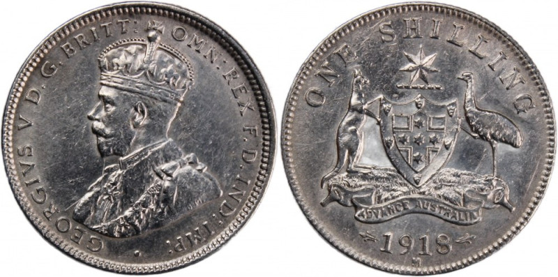 Australia 1 Shilling 1918 M 
 Australia 1 Shilling 1918 M Australia 1 Shilling ...