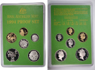 Australia Coin Proof Set 1994 
 Australia Coin Proof Set 1994 KM#PS86 Elithabeth II 
Grade: PROOF