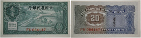 China Farmers Bank of China 20 Cents 1937 
 China Farmers Bank of China 20 Cents 1937 Paper Money Pick$462

Grade: UNC
