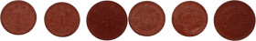 China Manchoukuo 5 Fen /1 Fen /1 Fen 1945 (Year 12) (Lot of 3 Coins) 
 China Manchoukuo 5 Fen /1 Fen /1 Fen 1945 (Year 12) (Lot of 3 Coins) KM#YA13a2...