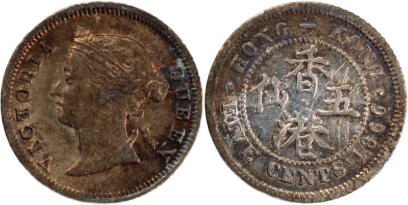 Hong Kong 5 Cents 1866 
 Hong Kong 5 Cents 1866 Hong Kong (China) 5 Cents 1866 ...