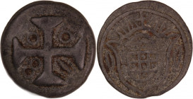India Portuguese 20 Bazarucos 1800 
 India Portuguese 20 Bazarucos 1800 India: Portuguese India 20 Bazarucos 1800 Casa da Moeda de Diu Maria I Nickel...
