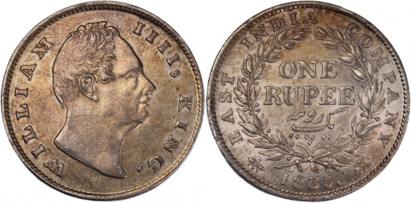 India British 1 Rupee 1835 
 India British 1 Rupee 1835 India - British 1 Rupee...