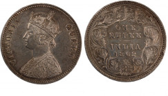 India British 1 Rupee 1862 
 India British 1 Rupee 1862 &nbsp;Silver KM#473

Grade: UNC