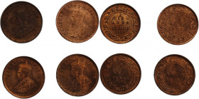 India British 1/12 Anna (Lot of 4 Coins) 
 India British 1/12 Anna (Lot of 4 Coins) George V 
Grade: UNC