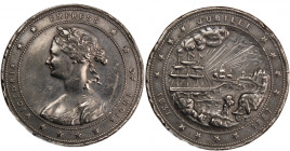 India Medal 1837-1887 
 India Medal 1837-1887 Empress of India Victoria&nbsp; 10.1 Gm White Metal 
Grade: XF