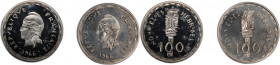 New Hebrides 100 Francs 1966 Proof Essai and 100 Francs 1966 (Lot of 2 Coins) 
 New Hebrides 100 Francs 1966 Proof Essai and 100 Francs 1966 (Lot of ...