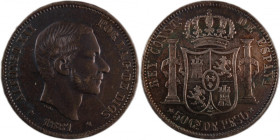 Philippines 50 Centimos 1881 
 Philippines 50 Centimos 1881 Spanish Philippines 50 Centavos 1881 Alfonso XII Silver KM#150

Grade: XF