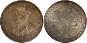 Straits Settlements 1 Dollar 1920 
 Straits Settlements 1 Dollar 1920 Straits Settlements (British Colony) 1 Dollar 1920 George V Silver KM#33

Gra...