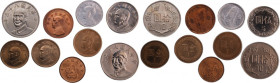 Taiwan Lot of 9 Coins 
 Taiwan Lot of 9 Coins Copper-Nickel 
Grade: UNC