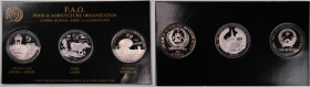 Vietnam 100 Dong /Lao 50 Kip/ Afganistan 500 Afganis 1996 Set (3 Coins) F.A.O 
 Vietnam 100 Dong /Lao 50 Kip/ Afganistan 500 Afganis 1996 Set (3 Coin...
