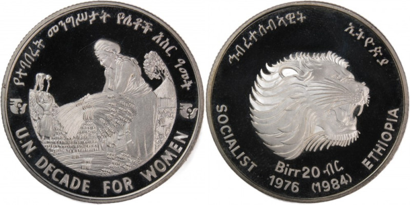 Ethiopia 20 Birr 1976 (1984) 
 Ethiopia 20 Birr 1976 (1984) Ethiopia 20 Birr 19...