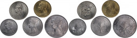 French Afars and Issas 50F/20F/5F/2F/1F 1975 (Lot of 5 Coins) 
 French Afars and Issas 50F/20F/5F/2F/1F 1975 (Lot of 5 Coins) KM#16KM#13KM#14KM#15KM#...