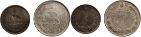 Iran 1/2 Rial 1933 (SH1312) & 2 Rials 1944 (SH1323) (Lot of 2 Coins) 
 Iran 1/2 Rial 1933 (SH1312) & 2 Rials 1944 (SH1323) (Lot of 2 Coins) Silver KM...