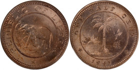 Liberia 1/2 Cent 1941 
 Liberia 1/2 Cent 1941 Liberia 1/2 Cent 1941 Copper-nickel KM#10a

Grade: UNC