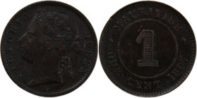 Mauritius 1 Cent 1897 
 Mauritius 1 Cent 1897 Mauritius 1 Cent 1897 Royal London Mint Victoria Bronze KM#7

Grade: XF