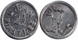 Syria 2 1/2 Piastres Emergency Coinage 
 Syria 2 1/2 Piastres Emergency Coinage Aluminium KM#78 World War II 
Grade: UNC