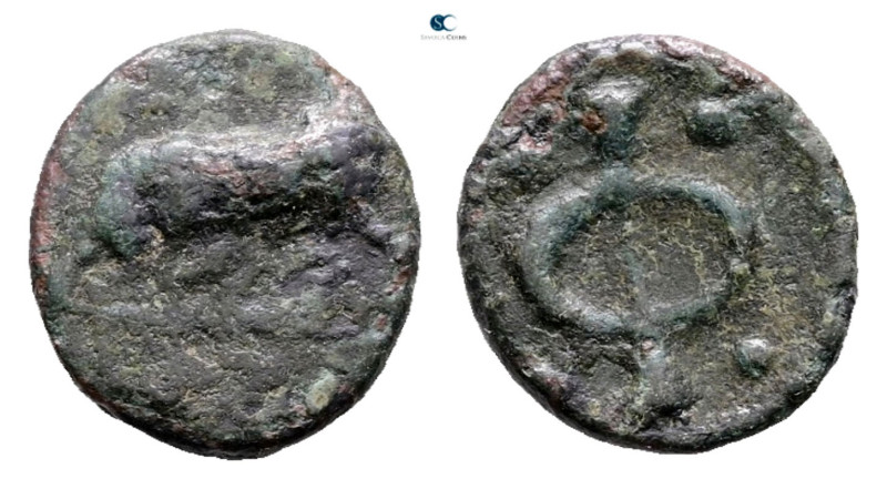 Phliasia. Phlious circa 400-350 BC. 
Bronze Æ

12 mm, 1,25 g



Nearly Ve...