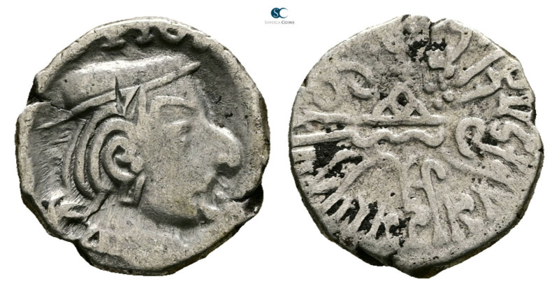 Central Asian. India. Gupta Empire. Kumara Gupta circa AD 415-450. 
Drachm AR
...