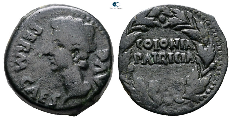 Hispania. Colonia Patricia (Corduba). Augustus 27 BC-AD 14. 
As Æ

27 mm, 9,8...