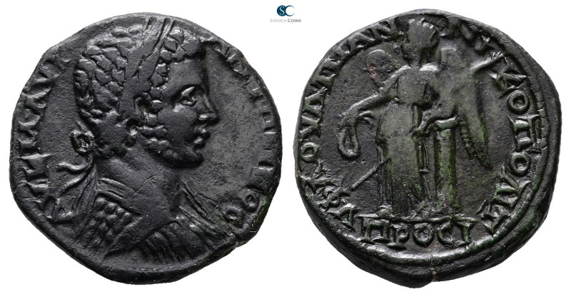 Moesia Inferior. Nikopolis ad Istrum. Caracalla AD 198-217. 
Bronze Æ

27 mm,...