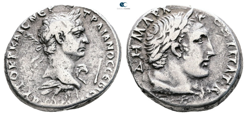 Seleucis and Pieria. Antioch. Trajan AD 98-117. 
Billon-Tetradrachm

26 mm, 1...