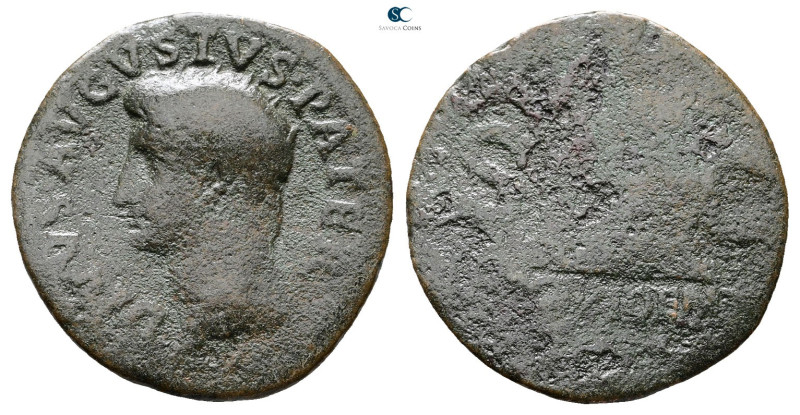 Divus Augustus AD 14. Rome
As Æ

30 mm, 9,59 g



Fine