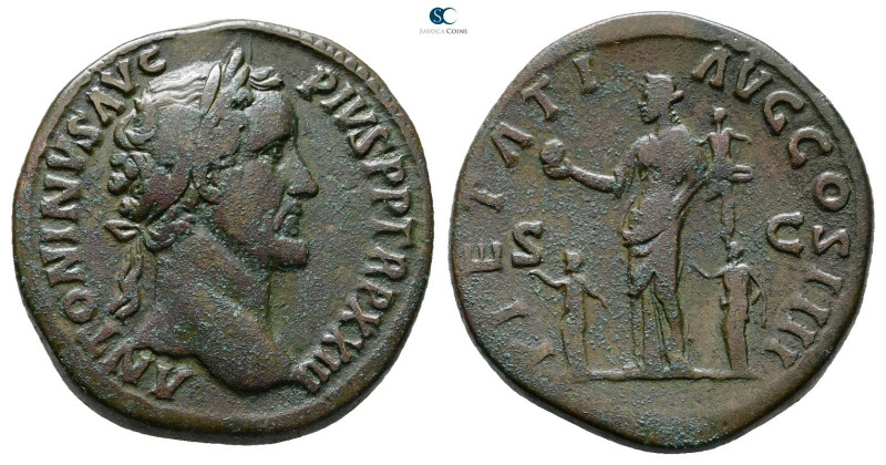 Antoninus Pius AD 138-161. Rome
Sestertius Æ

33 mm, 25,23 g



Very Fine...