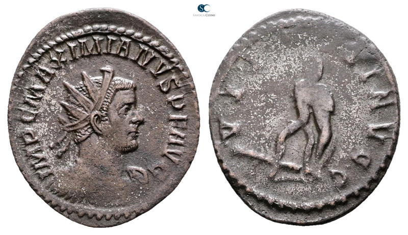 Maximianus Herculius AD 286-305. Lugdunum
Antoninianus Æ silvered

25 mm, 3,1...