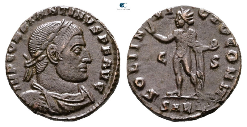 Constantine I the Great AD 306-337. Arelate (Arles)
Follis Æ

18 mm, 3,33 g
...