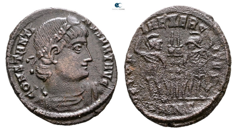 Constantine I the Great AD 306-337. Nicomedia
Follis Æ

18 mm, 2,38 g



...