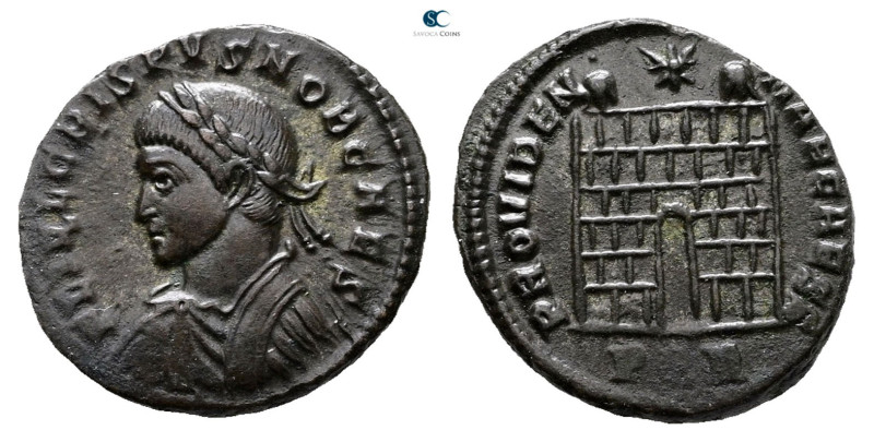 Crispus, as Caesar AD 316-326. Treveri
Follis Æ

20 mm, 3,45 g



Very Fi...