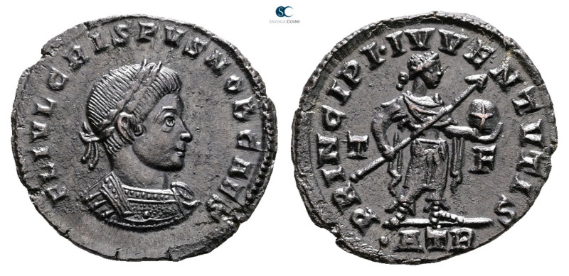 Crispus, as Caesar AD 316-326. Treveri
Follis Æ

20 mm, 2,65 g



Nearly ...