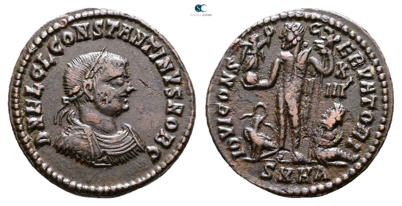 Constantine II, as Caesar AD 317-337. Heraclea
Follis Æ

30 mm, 2,93 g


...