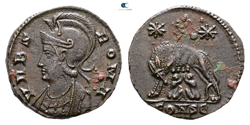 City Commemoratives AD 330-354. Constantinople
Follis Æ

18 mm, 2,74 g


...