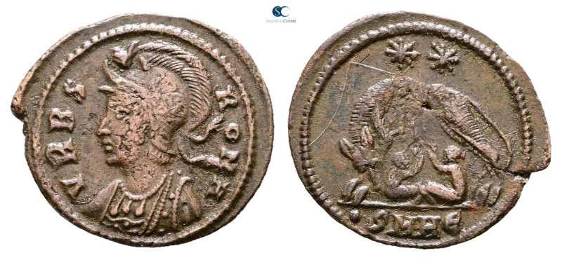 City Commemoratives AD 330-354. Heraclea
Follis Æ

20 mm, 2,14 g



Very ...