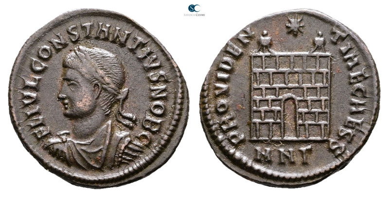 Constantius II, as Caesar AD 337-347. Nicomedia
Follis Æ

18 mm, 2,89 g


...