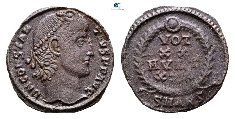 Constantius II AD 347-361. Antioch
Follis Æ

15 mm, 1,24 g



Very Fine