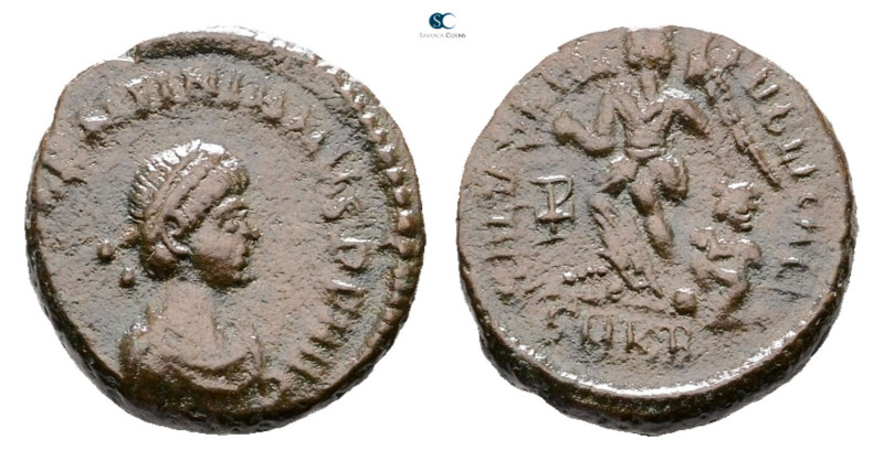 Valentinian II AD 375-392. Cyzicus
Follis Æ

13 mm, 1,65 g



Nearly Very...