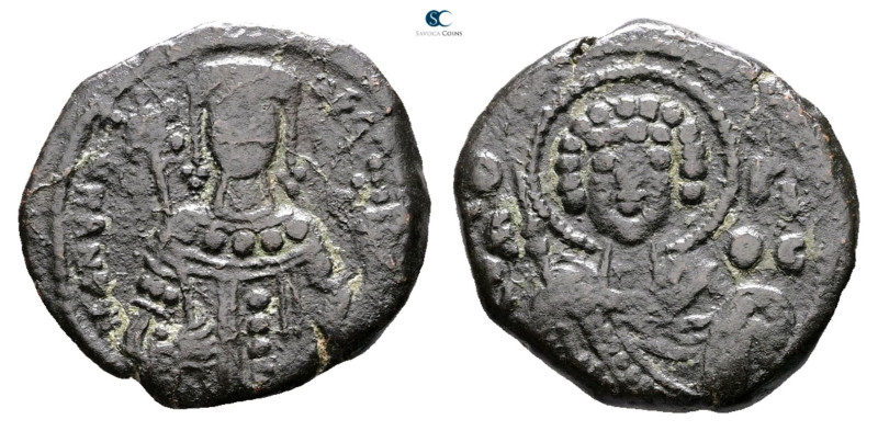 Manuel I Comnenus AD 1143-1180. Thessalonica
Tetarteron Æ

18 mm, 2,77 g

...